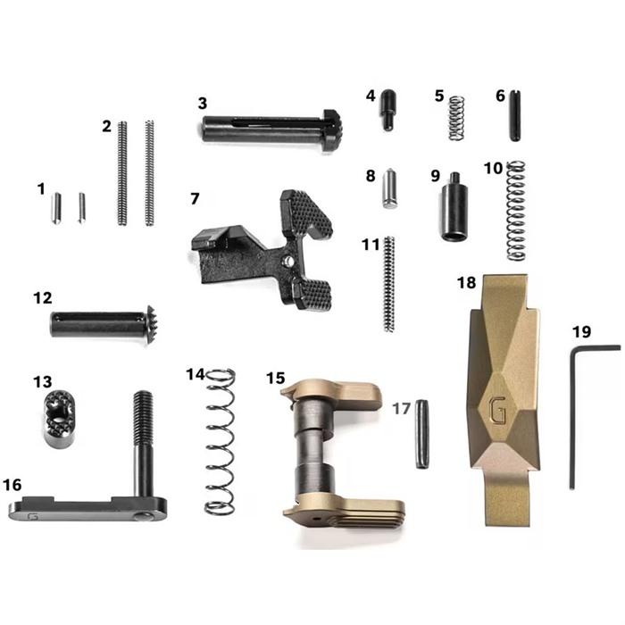 Geissele Automatics Ultra Duty Lower Parts Kit DDC Ambi Safety Oversized... - View 2