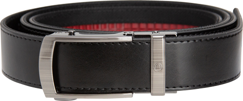 Nexbelt PCS5741 EDC Black Leather Belt 1.375" Wide Ratcheting Buckle - View 2