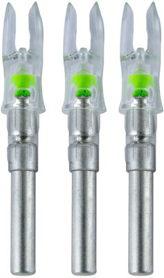 Nockturnal NT205 Lighted Nocks S-Series Green 3-Pack - View 2