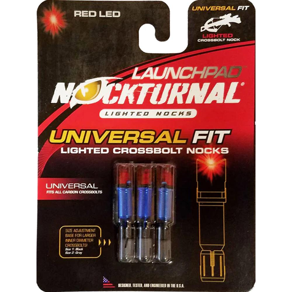 Nockturnal NT-782 Launchpad Crossbow Nocks Red 3-Pack - View 2
