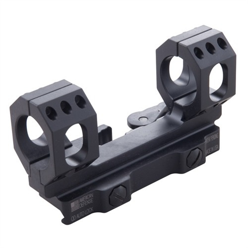 American Defense AD-RECON-S-1-STD 1" 0 MOA Scope Mount Black - View 2