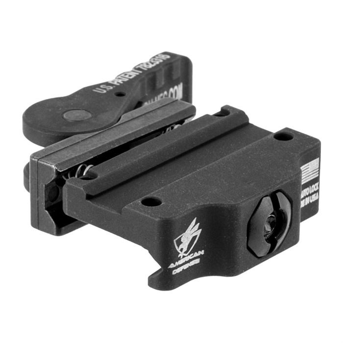 American Defense AD-MRO-L-STD Trijicon MRO Low Mount, QD Lever, Black - View 2