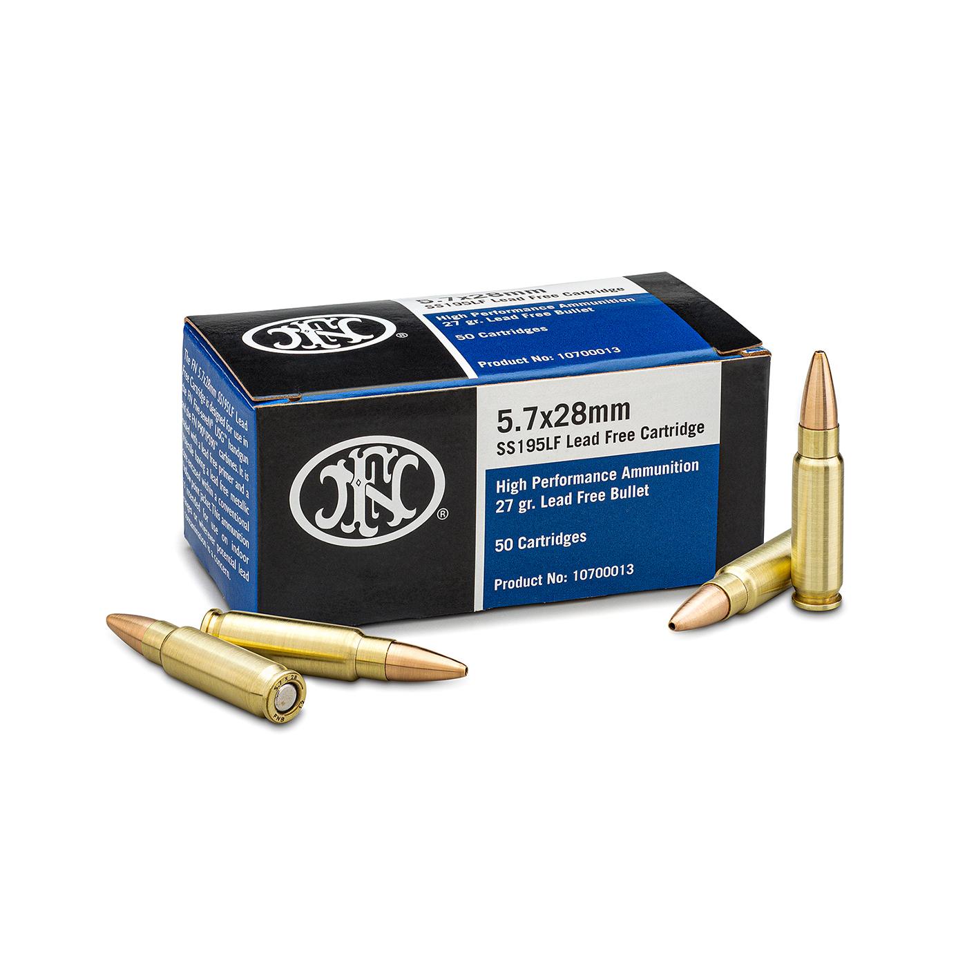 FN America SS195LF 5.7x28mm 27gr Lead-Free FMJ Ammo, 50/Box - View 2