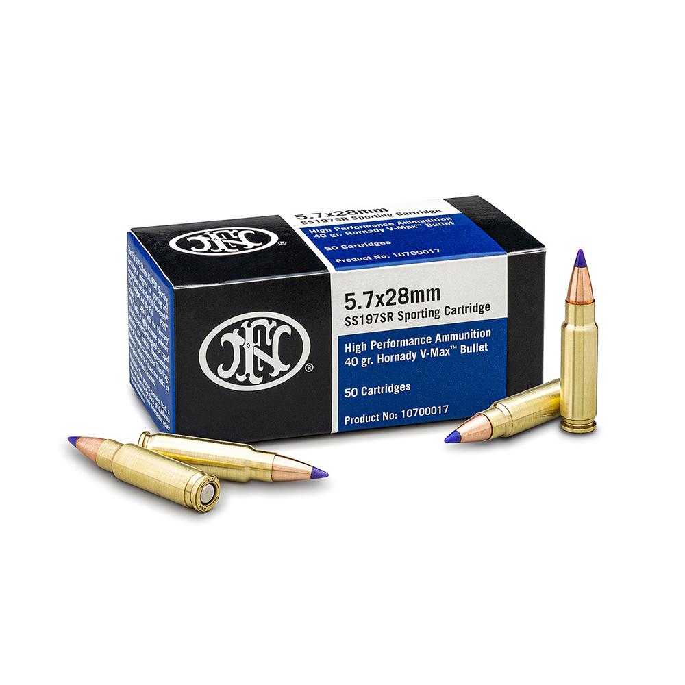 FN SS197SR Handgun Ammunition 5.7x28mm 40Gr V-Max - View 2