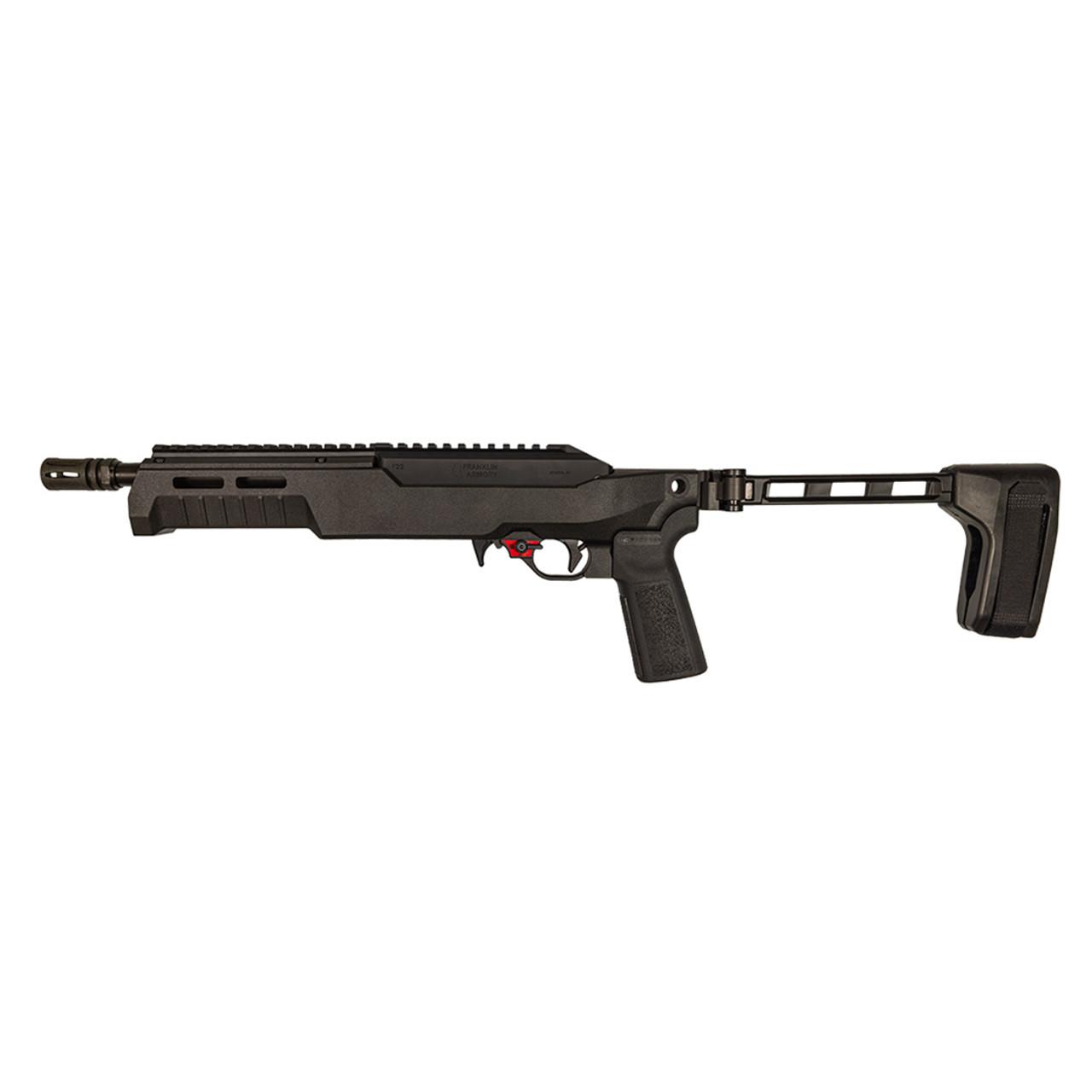 FosTech F22 02-30000-BLK .22LR Pistol 8" Barrel SB Chassis/Brace - View 2