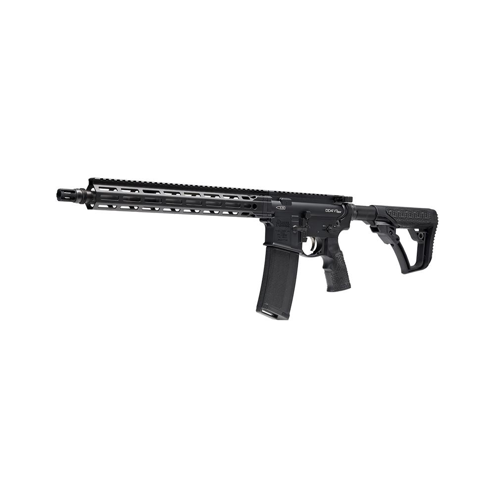 Daniel Defense DD4 V7 SLW Rifle 5.56mm NATO 32rd Magazine 14.5 1/2x28 Threaded Barrel Black with 13.4 Handguard and Flash Hider - View 2