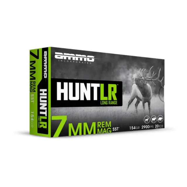 Ammo Inc. Signature 7mm Rem Mag 154gr SST Brass Case Rifle Ammo 20 Rounds - View 2