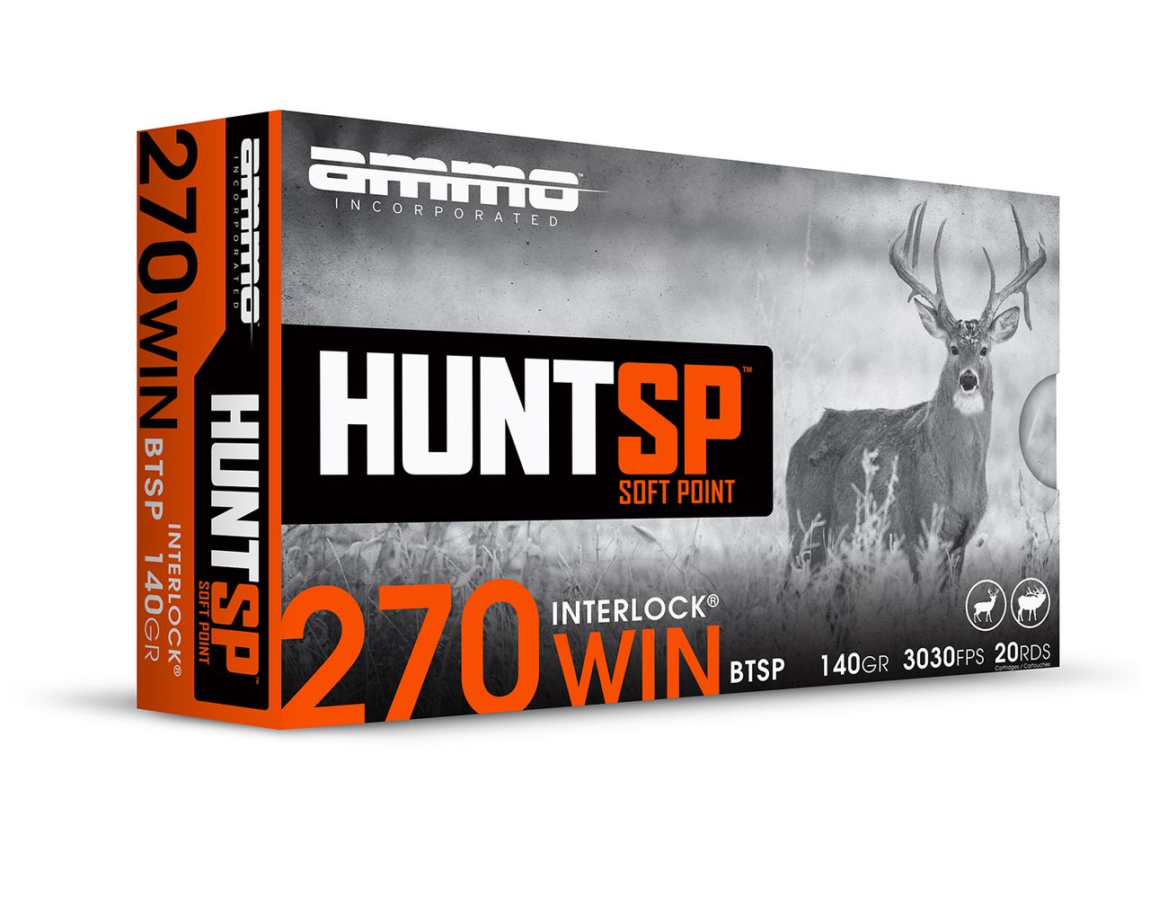 Ammo Incorporated 270W140SP-A20 270 Win 140 Gr 20/Box Centerfire Rifle Ammo - View 2