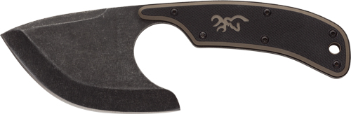 Browning Cutoff Skinner Knife 2.5" Blade Black G-10 Composite Handle - View 2