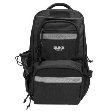 Rukx Gear ATICTSURB Survivor Backpack Black, Water Resistant, 20"x11"x10" - View 2