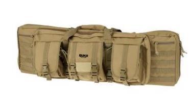 Rukx Gear ATICT42DBT Tactical Double Gun Case 42" Water Resistant Tan... - View 2