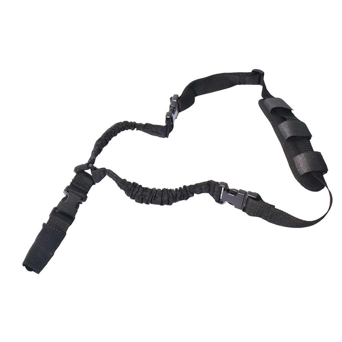 Rukx Gear ATICT1PSB Tactical Single Point Sling 1.25" Black Nylon - View 2