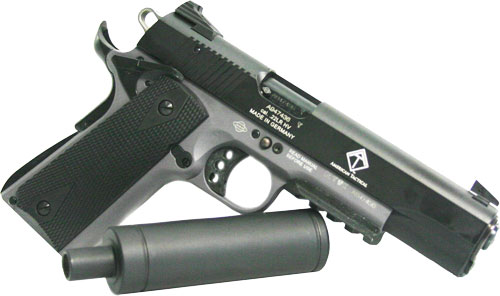 ATI/GSG AD-OPS .22LR 5" Black/Grey 10RD German Sport 1911 HGA 22LR - View 2