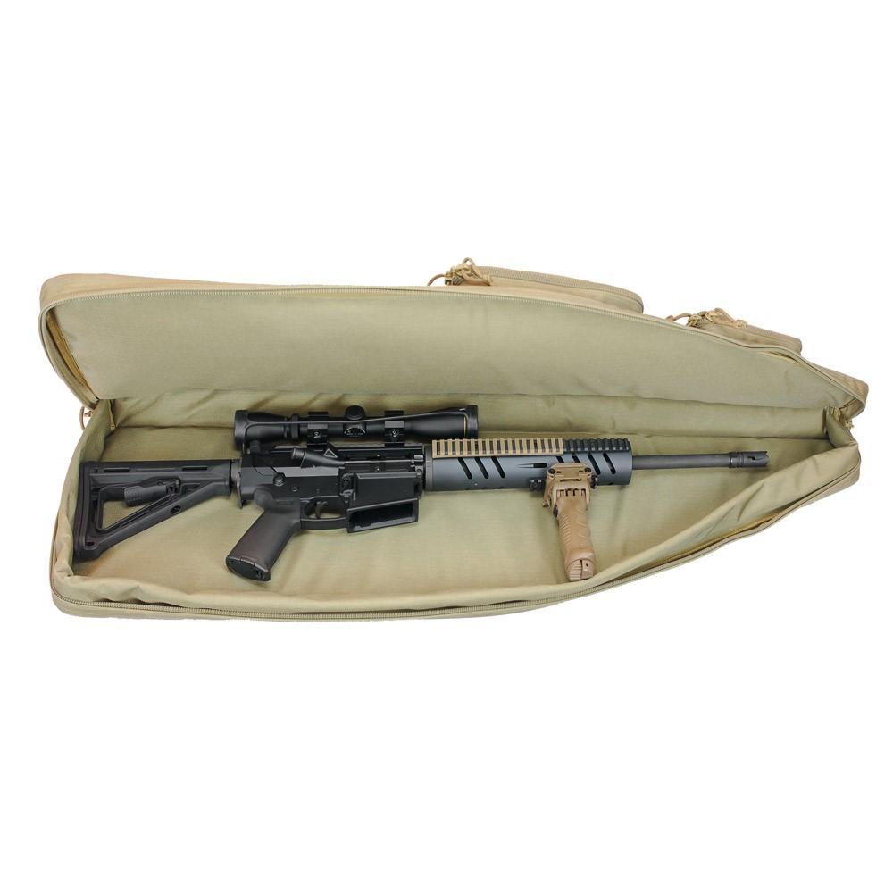 G Outdoors GPS-T42ARB Tactical AR Rifle Case 42" Black with Handgun Case - View 2