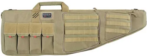 GPS T42ART 42In Tan 1000D Nylon Tactical AR Case Lockable Zippers - View 2