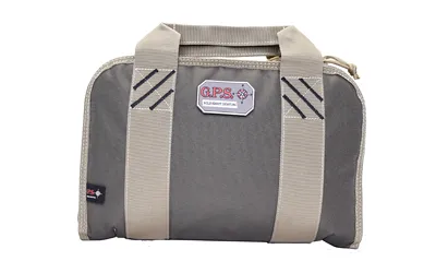 G Outdoors GPS-1308PCRK Double Pistol Case Green/Khaki Nylon Lockable - View 2