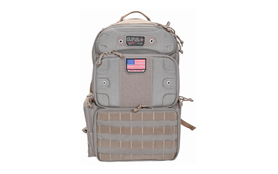 G Outdoors Tall-Holds 4 Handguns Tactical Tan Range Backpack (GPS-T1913BPT) - View 2