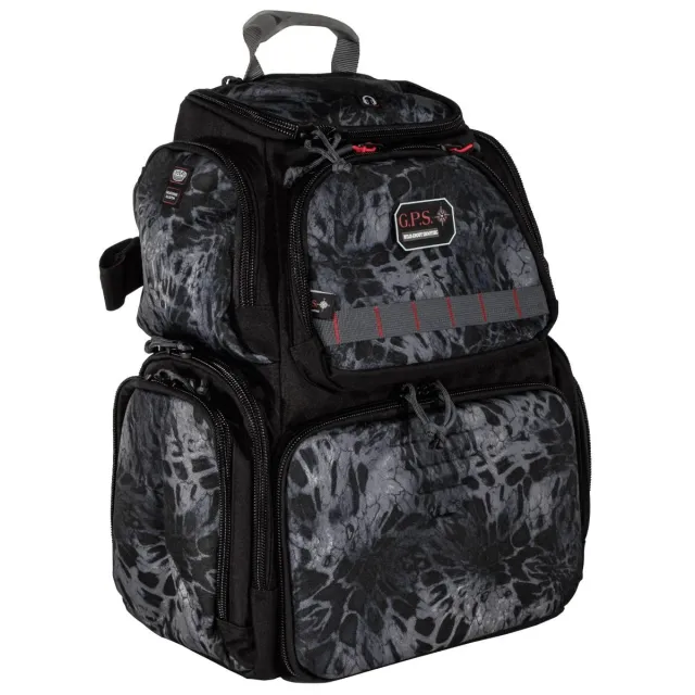 GPS Handgunner Backpack 1711BPPMB Blackout 1000D Nylon Holds 4 Guns - View 2