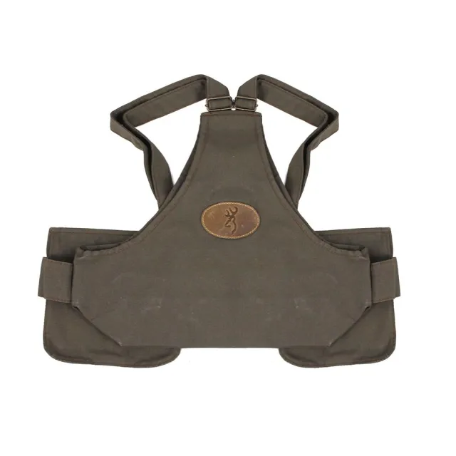 Browning 30504484 Upland Canvas Hunting Vest Olive - View 2