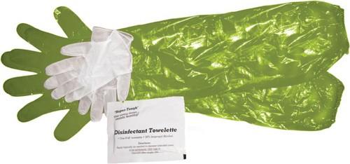 HME Game Cleaning Gloves Pack of 4 Green - View 2
