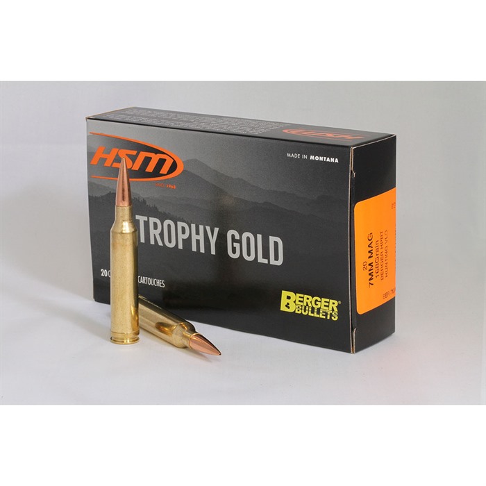 HSM Trophy Gold 7mm Rem. Mag. Berger 168 gr. Bronze - View 2