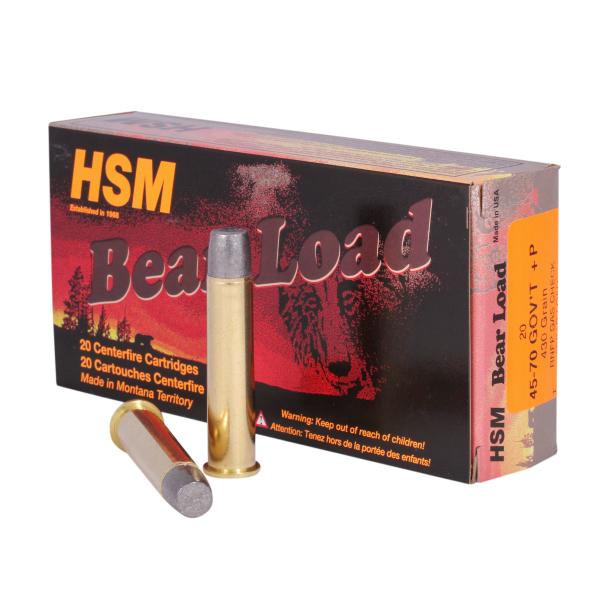 HSM Bear Load 45-70 Govt. Round Nose Flat Point 430 gr. Ammo - View 2