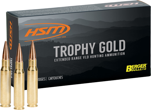 HSM 7MAG180VLD Trophy Gold Extended Range 7mm Rem Mag 180 gr Berger... - View 2