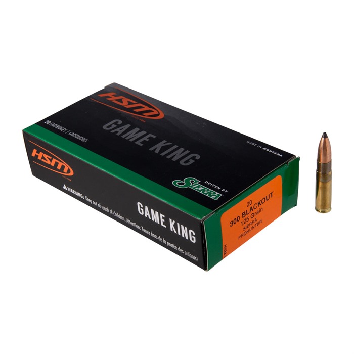 HSM 300BLK3N Game King 300 Blackout 125 gr Pro Hunter 20 Per Box/ 25 Case - View 2