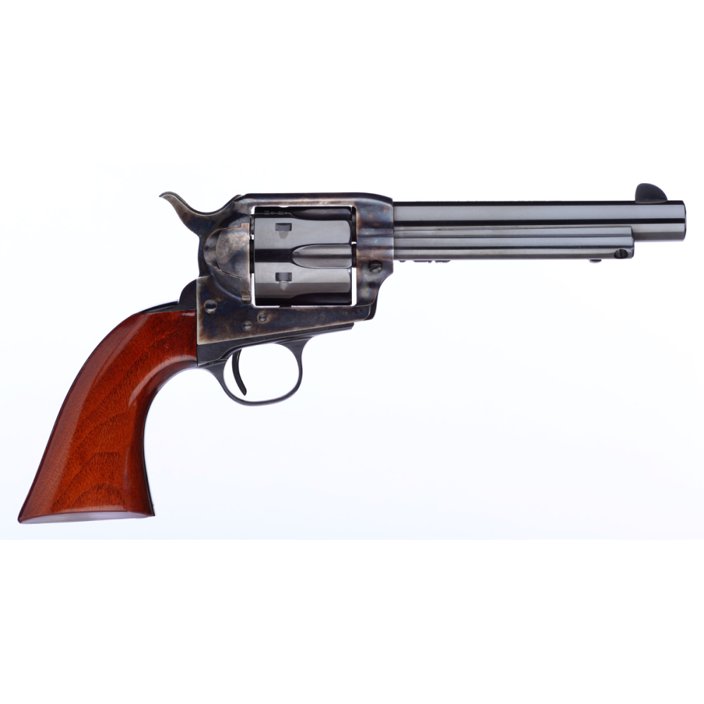 Taylors & Company 5000DE 1873 Gunfighter 357 Mag 5.5 in Blued 6rd SAO - View 2
