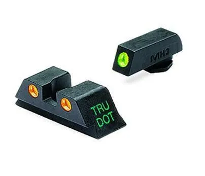 Meprolight 102243301 Tru-Dot Green/Orange Tritium Sight Set Glock 17-39 - View 2