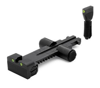 Meprolight 1331153101 Tru-Dot AK/AKM Night Sight Set Black 3-Dot Green - View 2