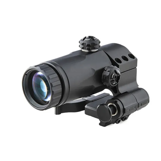 Meprolight 8014000400 MX3-F 3x Magnifier Black Push-Button Flip to Side - View 2