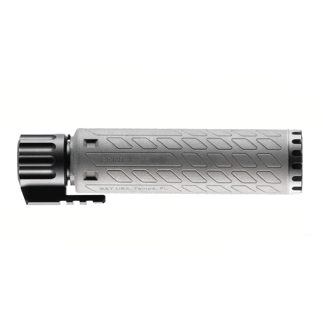 B&T SD-TP9/MP9 Print-X Suppressor 9mm 1.70" Gray Titanium - View 2
