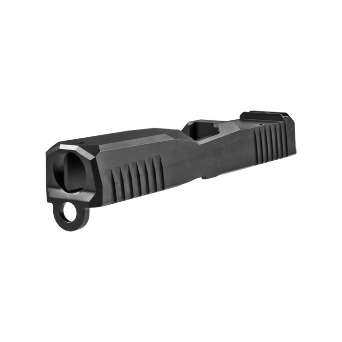 Lone Wolf LWD-DKSLIDE19-G3-BLK 9mm RMR Cut Stripped Slide Black Gen3 G19 - View 2