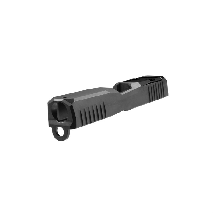 Lone Wolf LWD-DKSLIDE19-G3-GG 9mm Gen3 RMR Cut Stripped Slide Graphite - View 2