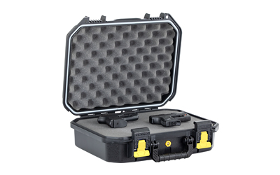 Plano AW2 Two-Pistol Case - Dri-Loc, Airplane Approved, Black, Made In USA - View 4