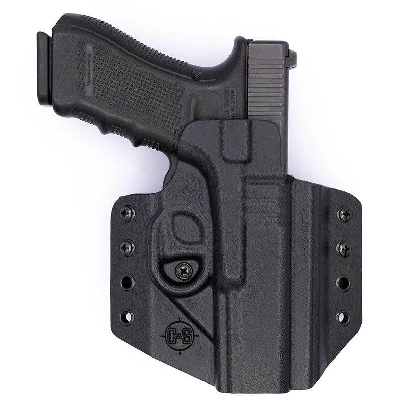 C&G Holsters 0000-100 Covert OWB Black Kydex for Glock 17/22/47 - View 2