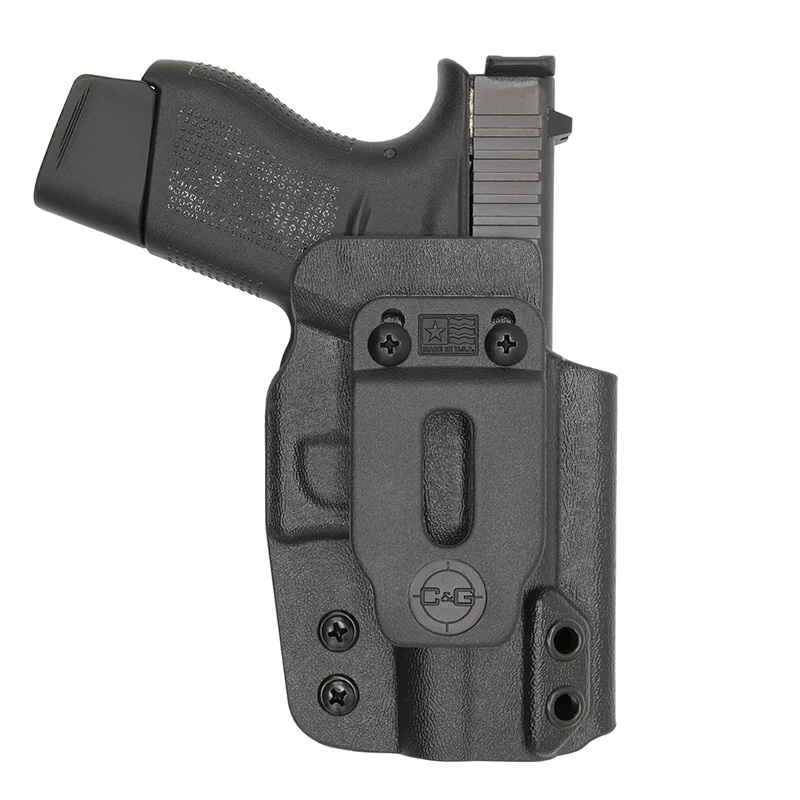C&G Holsters 0026-100 Covert IWB Black Kydex Holster for Glock 42 - View 2