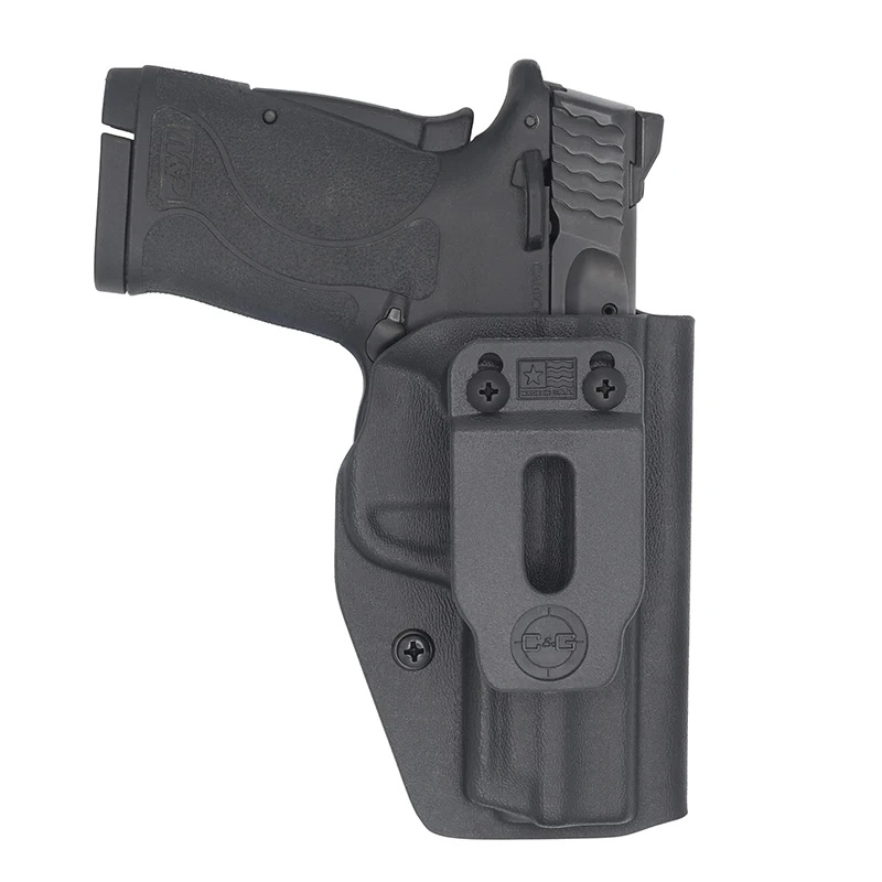 C&G Holsters 0550100 Covert IWB Black Kydex Belt Clip Fits S&W M&P Shie... - View 2