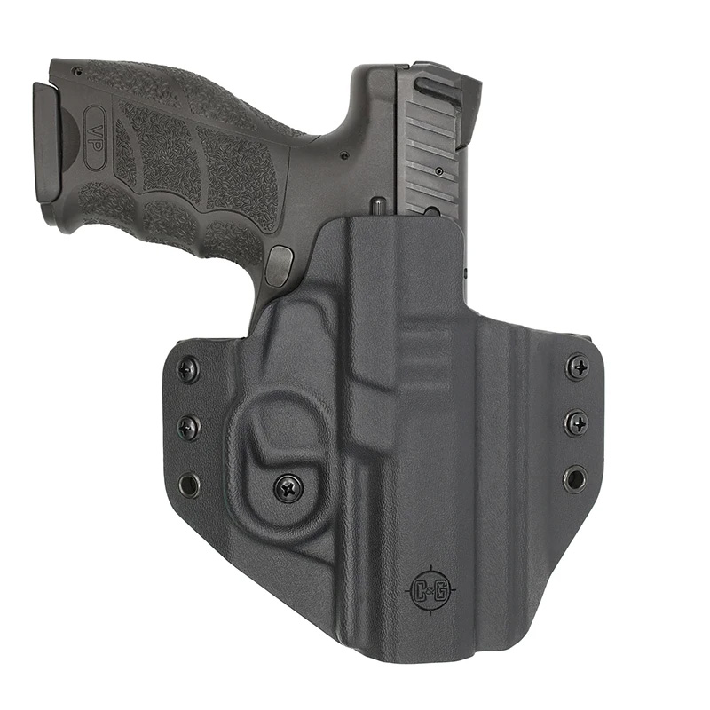 C&G Holsters 1450-100 OWB Kydex Holster H&K VP9 Right Handed Black - View 2