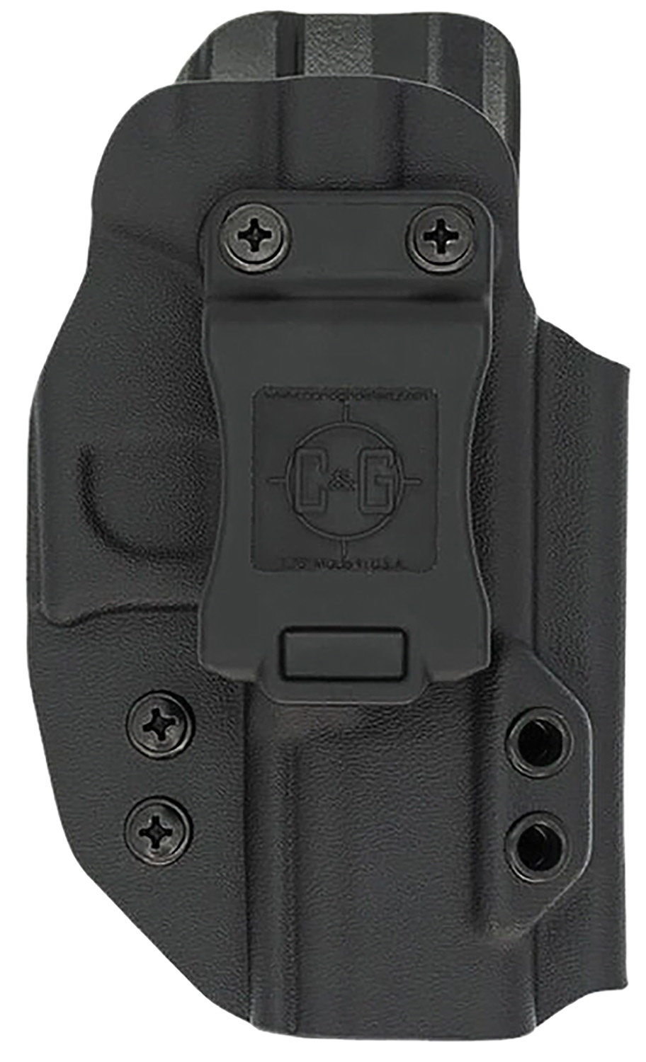 C&G Holsters 1864100 Covert IWB Black Kydex Belt Clip Fits 1911 3.5" Ri... - View 2