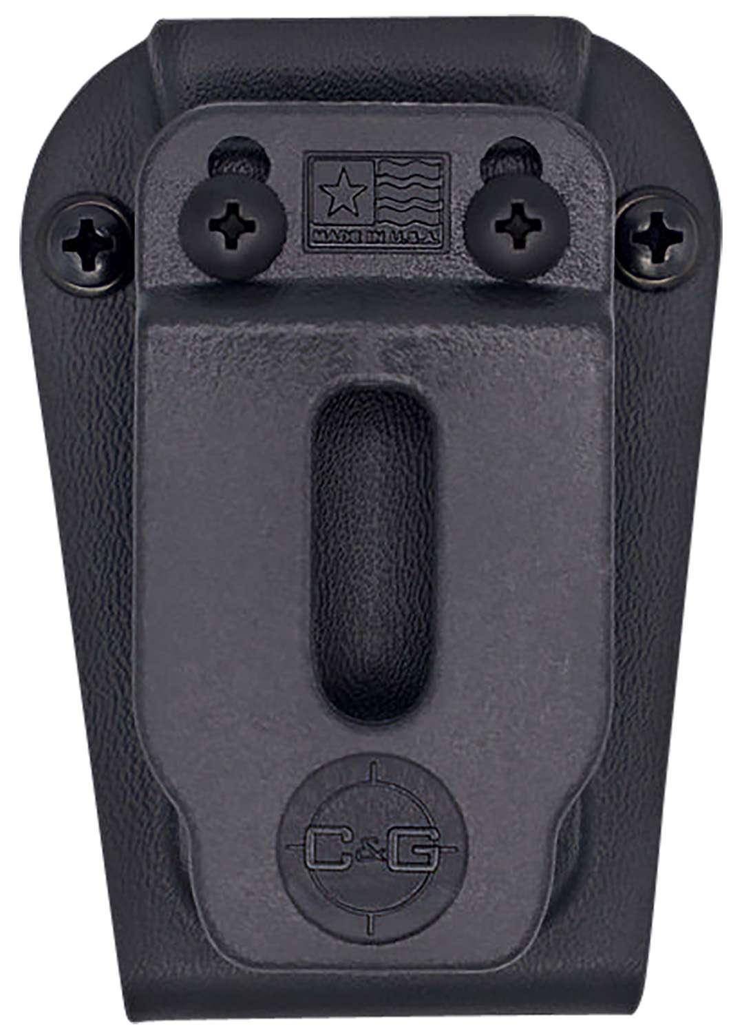 C&G Holsters Universal Single Stack Black Kydex Belt Clip Compatible w/... - View 2