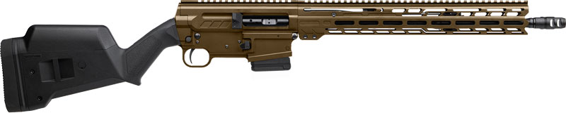 CMMG 55A520BMB Dissent BR4 5.56x45mm 10+1 16.10" Black Nitride Threaded Barrel, Midnight Bronze Cerakote Aluminum Receiver w/Picatinny Rail, M-LOK Handguard, Magpul Fixed Black Polymer Stock - View 2