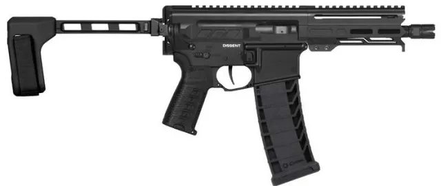 CMMG 94A490FAB Dissent MK4 9mm Pistol, 6.5" Barrel, Armor Black - View 2