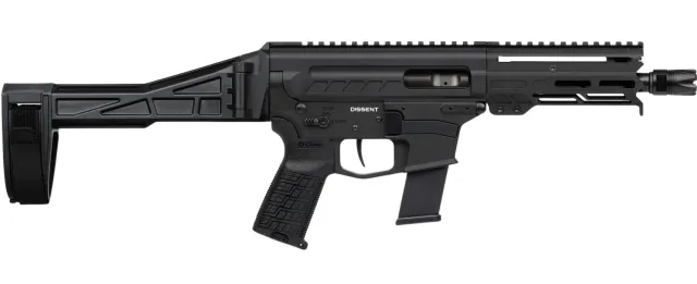 CMMG 45A250F-AB Dissent MKG 45 ACP 13rd 6.5" Handguard Armor Black - View 2