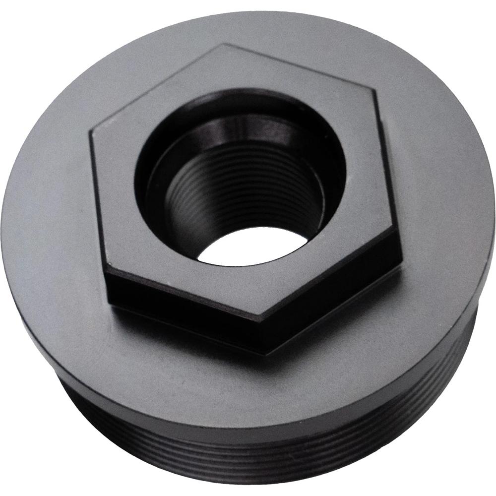 CMMG 11DB017 Zeroed HUB Mount Fits 1/2"x28 Stainless Steel Black - View 2