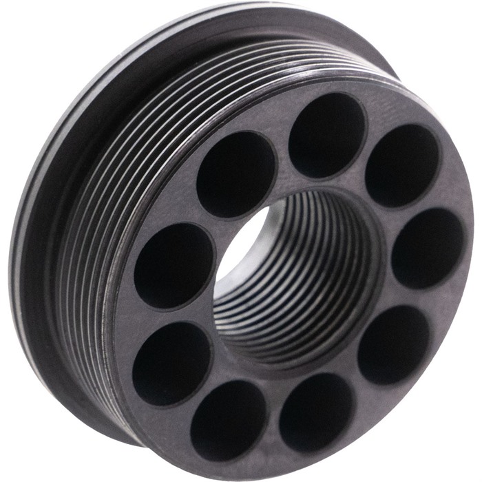 CMMG 11DB016 Zeroed HUB Mount Fits 5/8"x24 Stainless Steel Black - View 3
