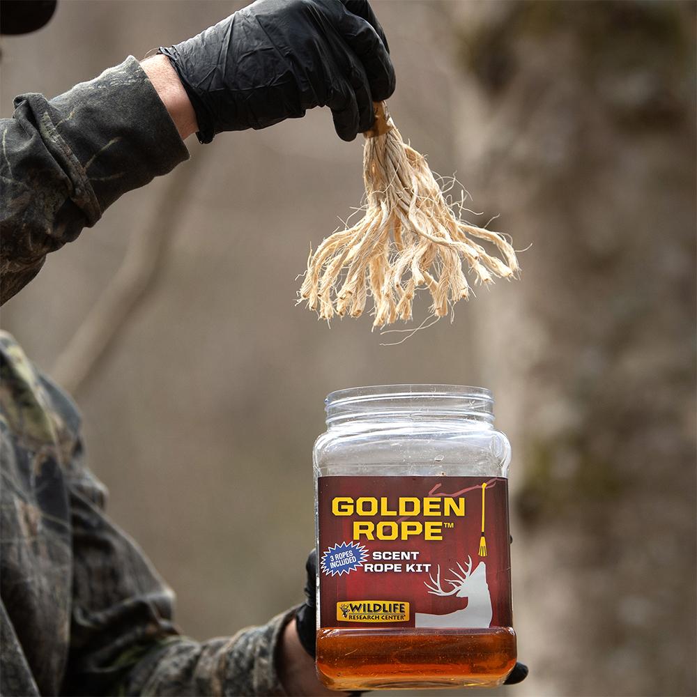 Wild 391 Golden Rope Kit: 30" Scent Rope, 4oz Concentrate, Cable Tie - View 2