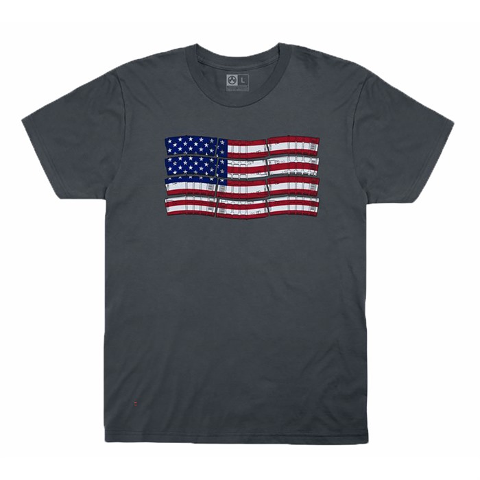 Magpul MAG1180-010-S PMAG-Flag Cotton T-Shirt Charcoal Small - View 2