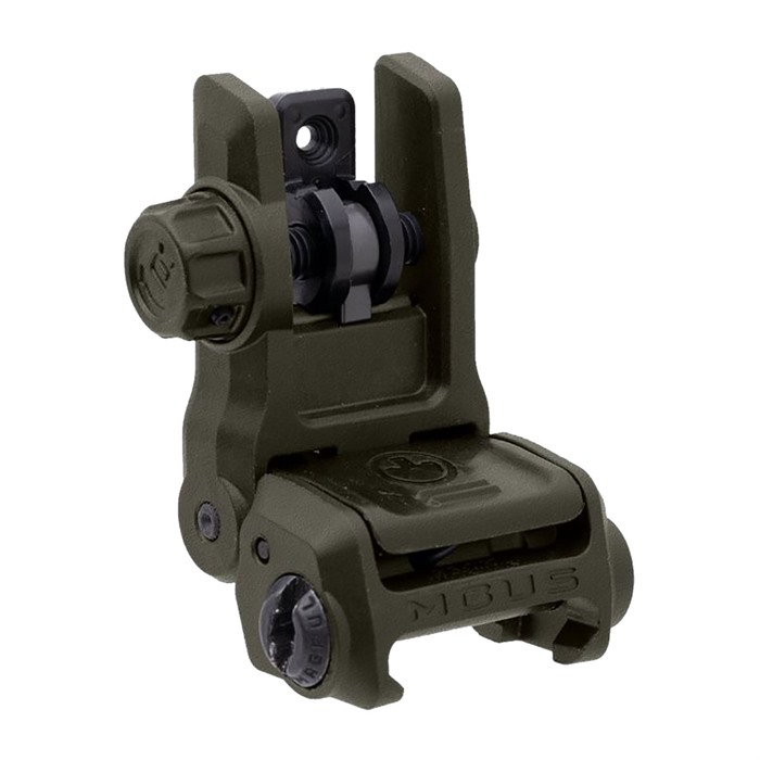 Magpul MAG1167-ODG MBUS 3 Rear Sight OD Green, Polymer, AR-Height - View 3